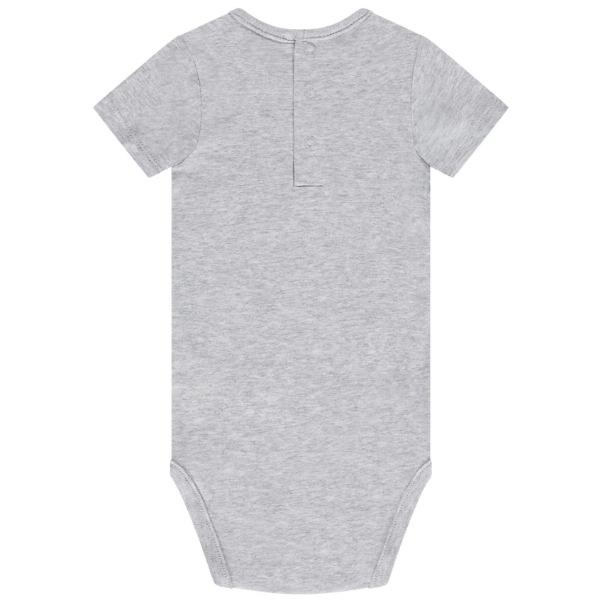 Lot de 3 bodys manches courtes unis pour bébé garçon 