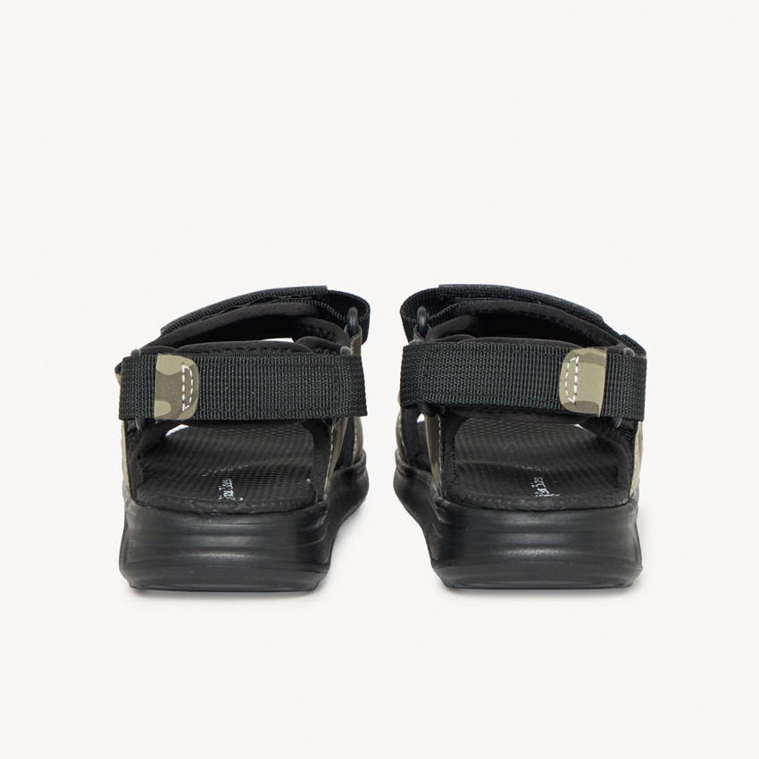 Sandales à double scratch imprimé camouflage pour garçon 