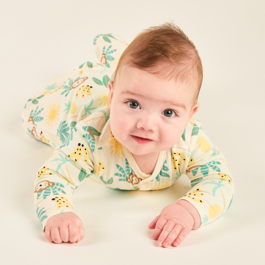 Set van 3 bedankjes met leuke prints voor babyjongens - verschillende openingen afhankelijk van de leeftijd. 