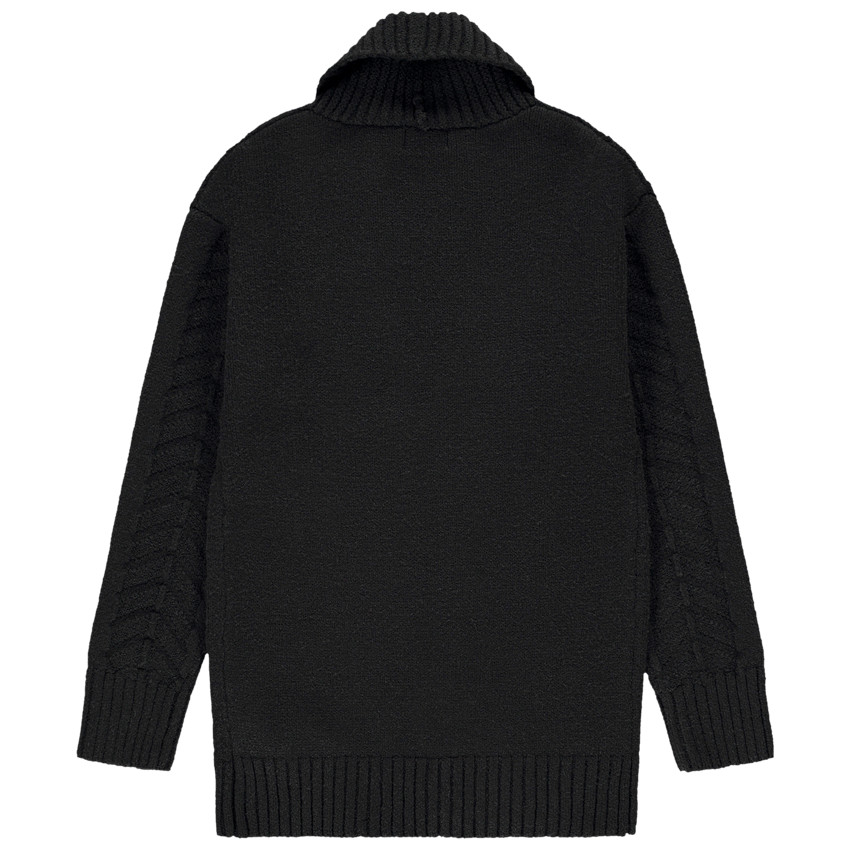 Gilet long en tricot pour fille 