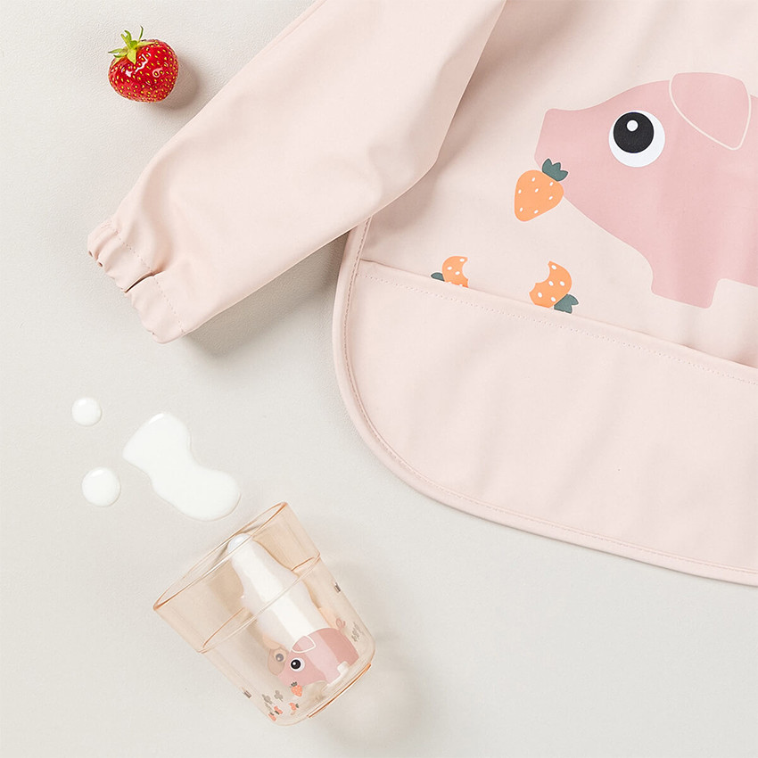 Petit verre Tiny Farm rose 