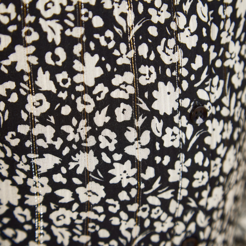 Robe en viscose imprimé fleuri pour fille 