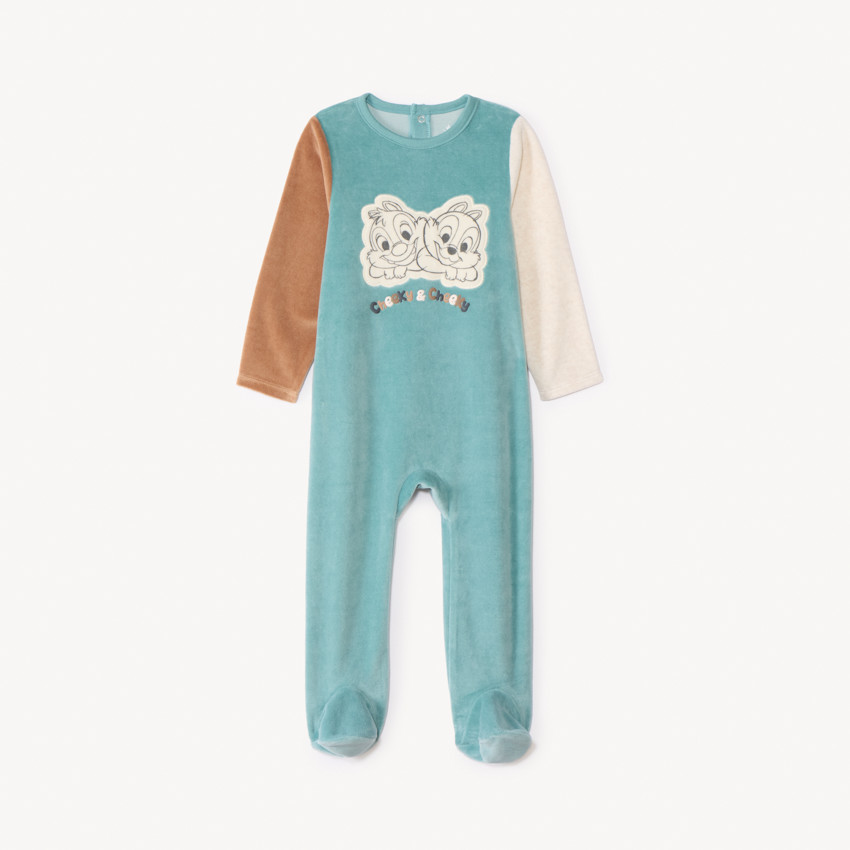 Lot de 2 dors-bien velours Tic & Tac Disney pour bébé garçon avec ouvertures différentes selon l'âge 