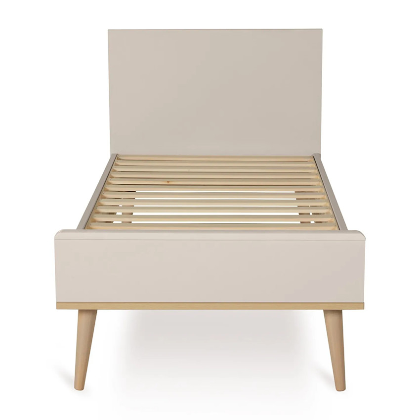 Bed Flow 70x140cm omvormbaar in klein juniorbed 70x170 Clay 