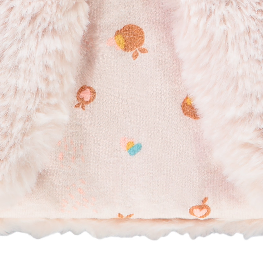 Gilet sans manches en fausse fourrure pour bébé fille 