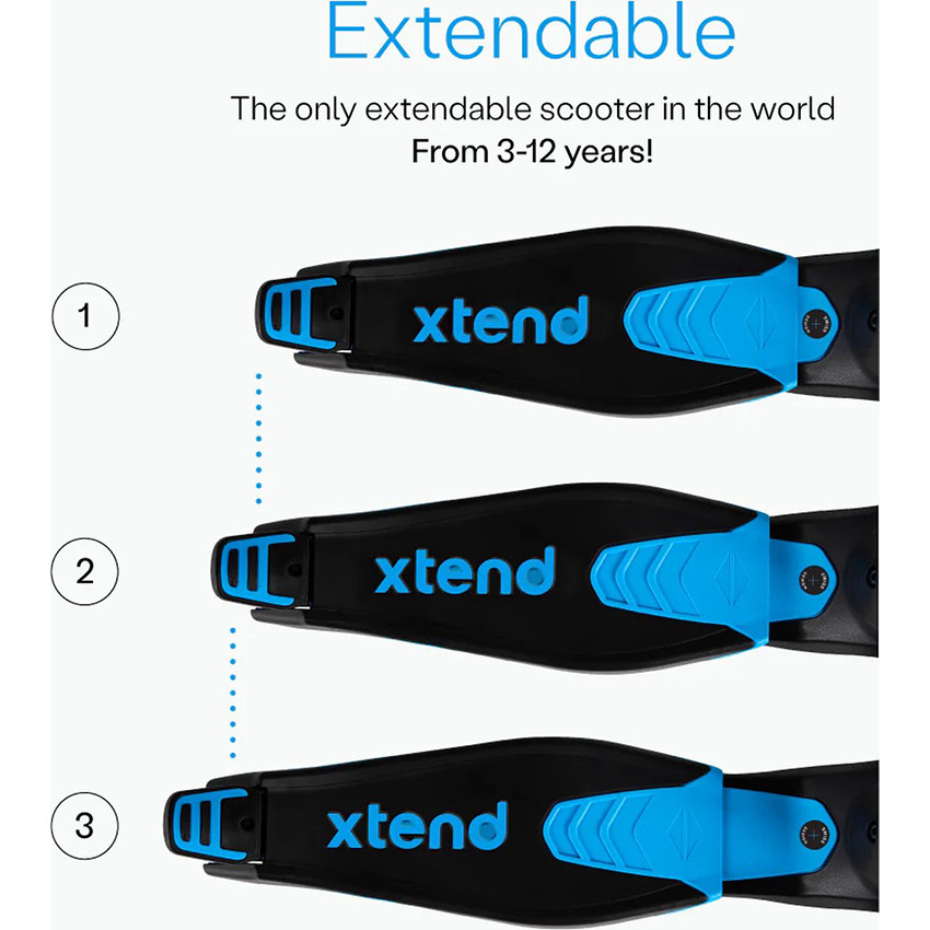 Step Scooter Xtend opvouwbaar Blue 3-12jaar 