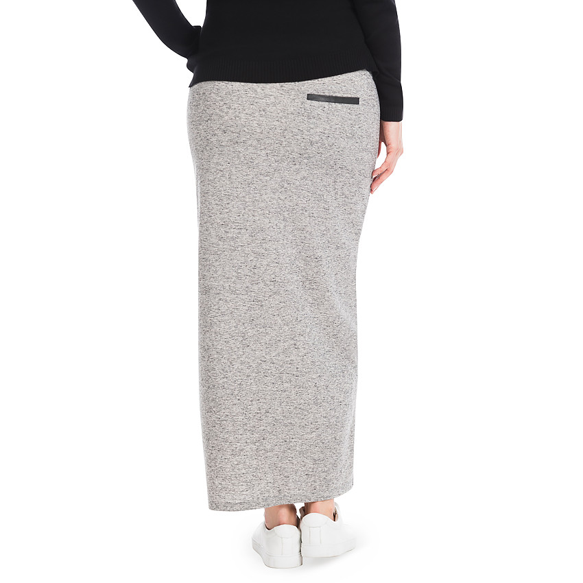 Jupe longue de grossesse en molleton 