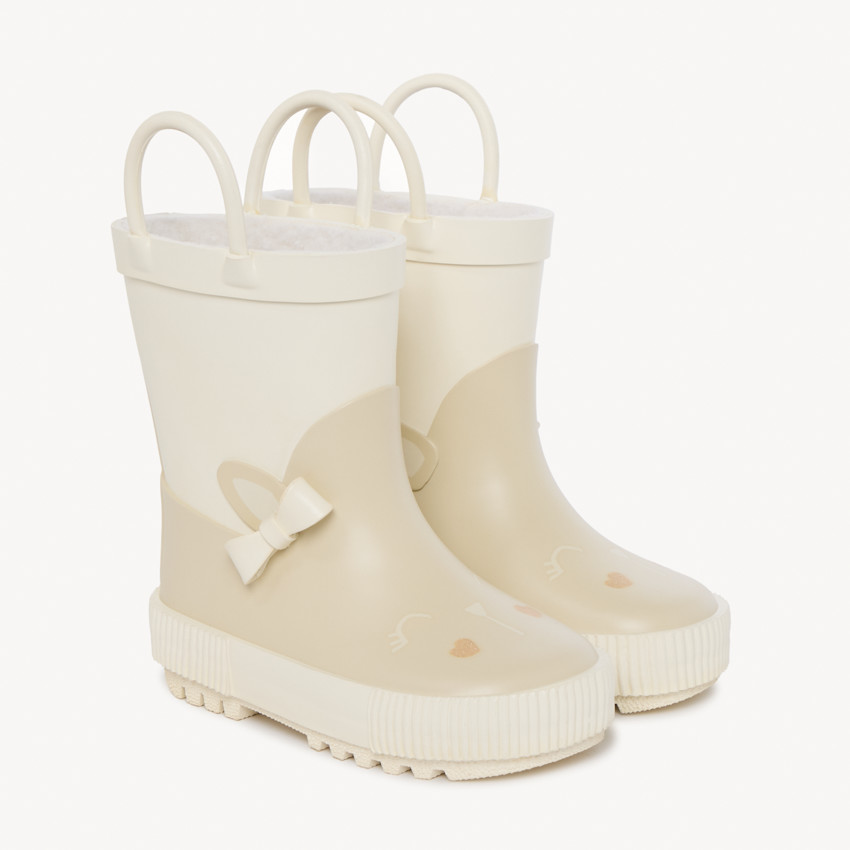 Ludieke regenlaarzen met konijnenoren voor meisjes 