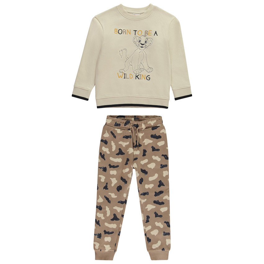 Ensemble jogging molleton Simba Disney pour garçon 
