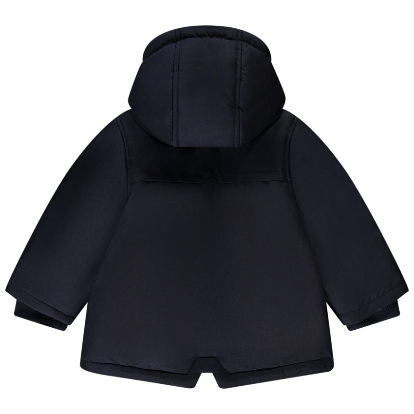 Parka met sherpa gevoerde kap voor baby jongen 