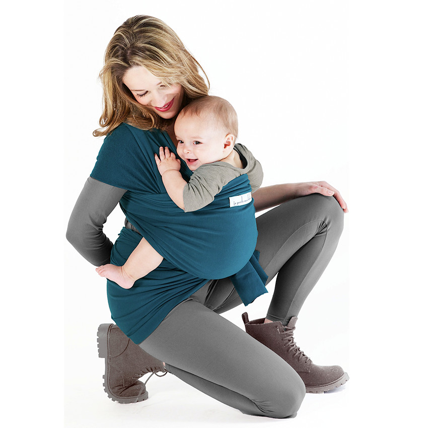 Echarpe de portage Basic - Bleu retro 