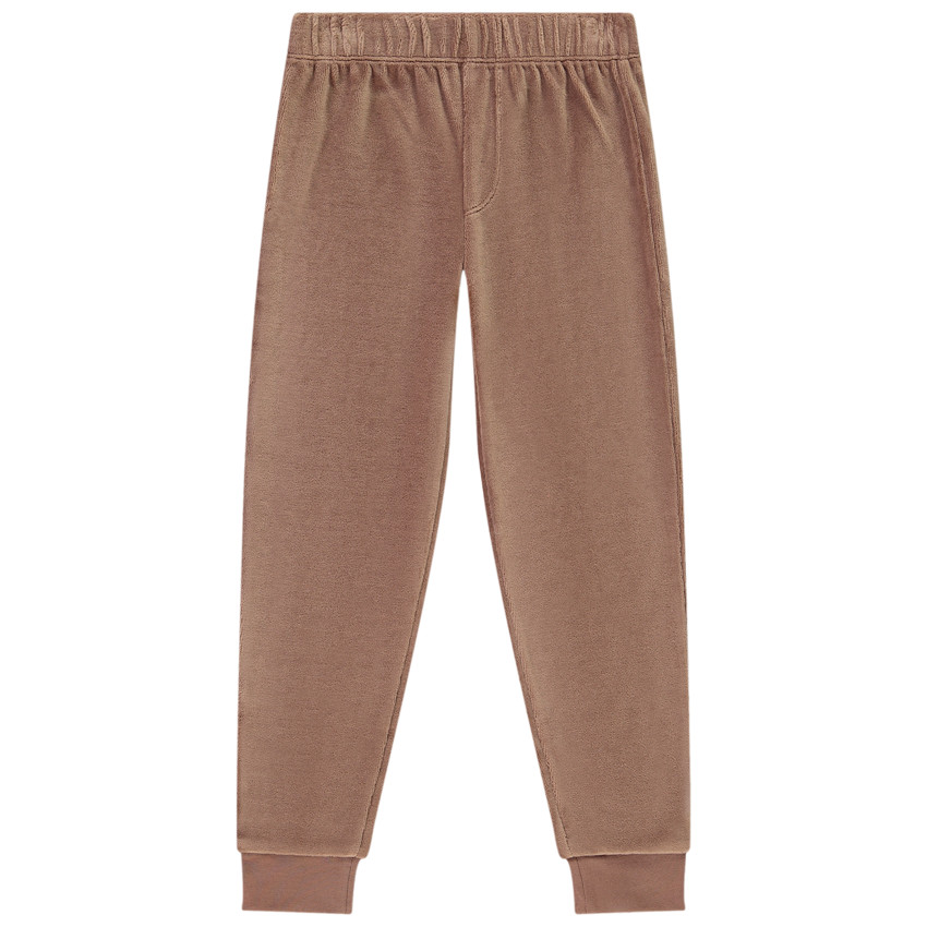 Set pyjama 2 pièces en velours motif montagnes pour garçon 