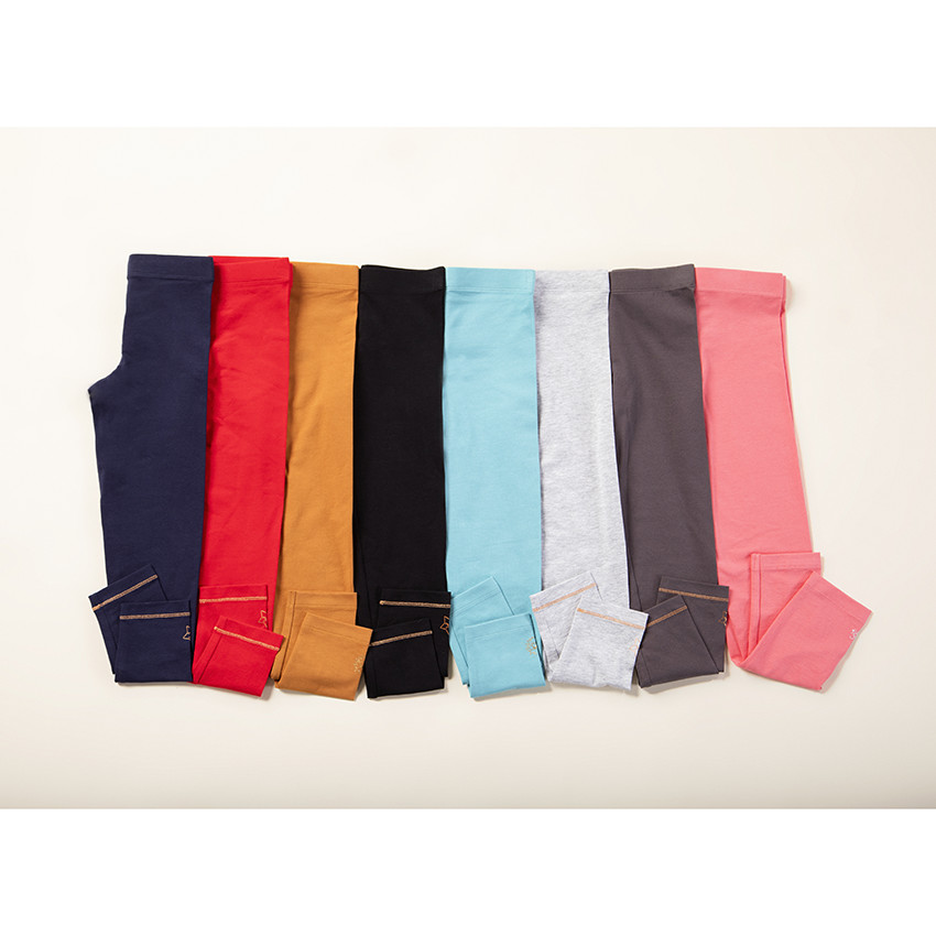 Set van 2 unis leggings met stiksels voor meisjes 