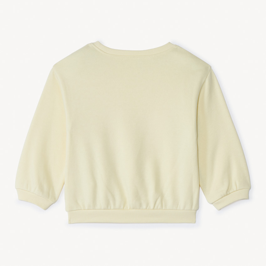 Oversized sweater met print voor babymeisjes 