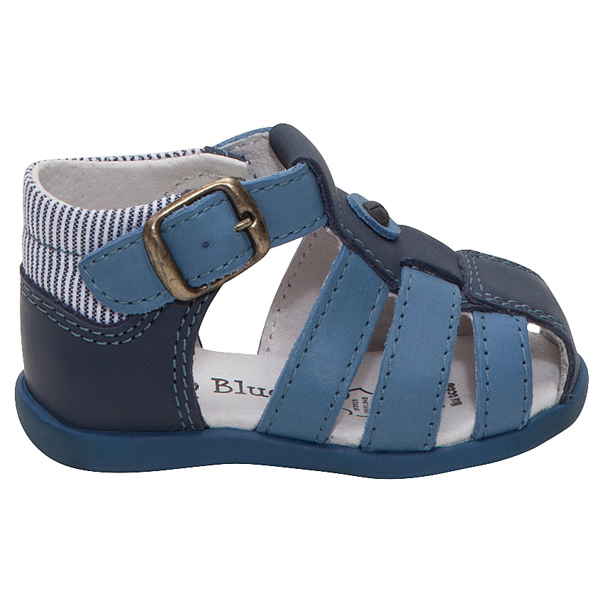 Lederen sandalen met verstelbare riem 