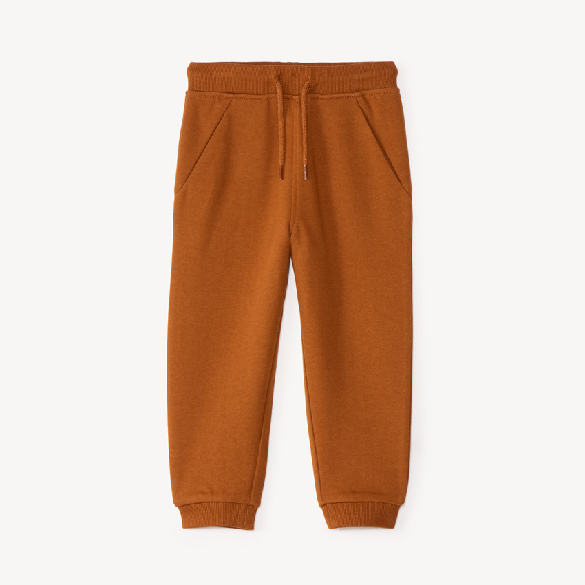Pantalon jogging en molleton uni pour bébé garçon 