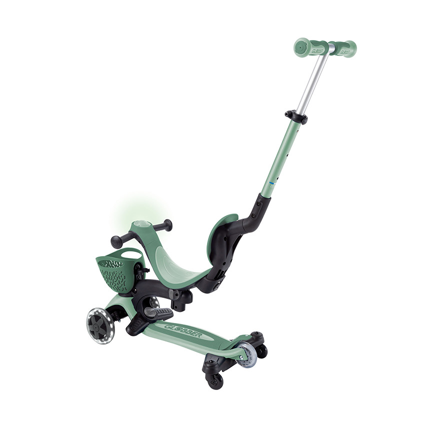 Trottinette évolutive Go Up Baby Lights 360 sauge 