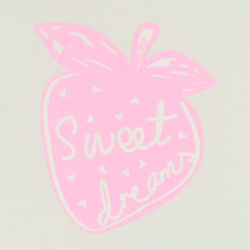 Sweat met aardbeienprint voor babymeisjes 
