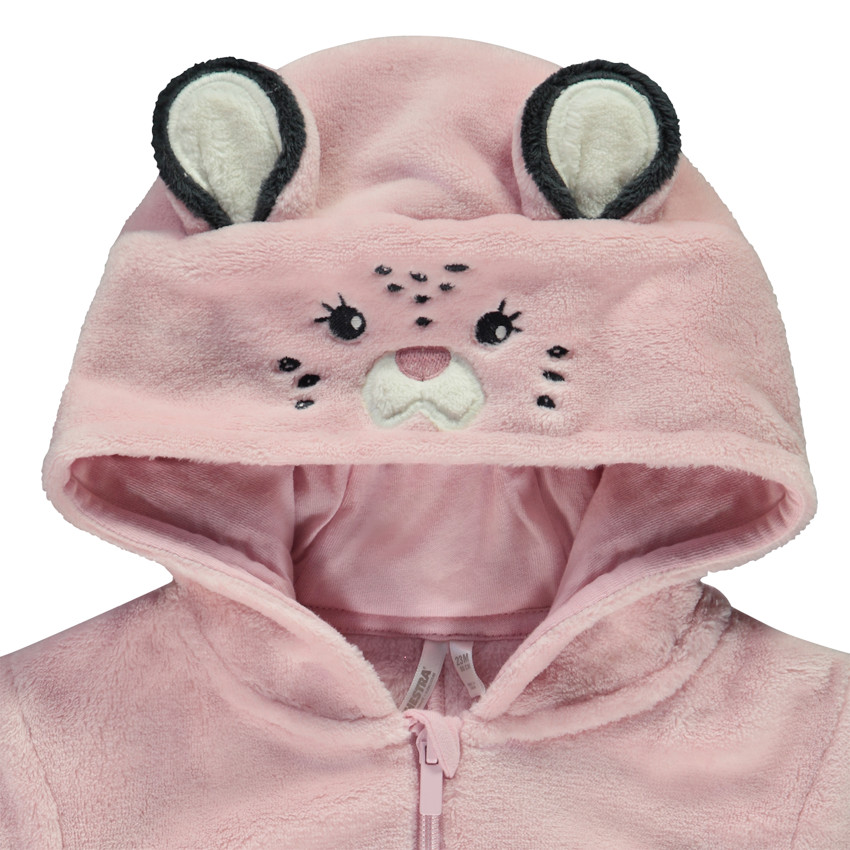 Pyjama topper speelse lionne in sherpa voor baby meisjes 