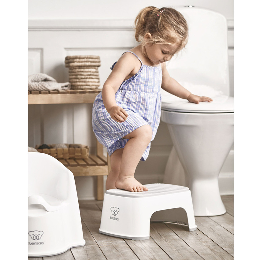 Marchepied - Blanc/Gris 