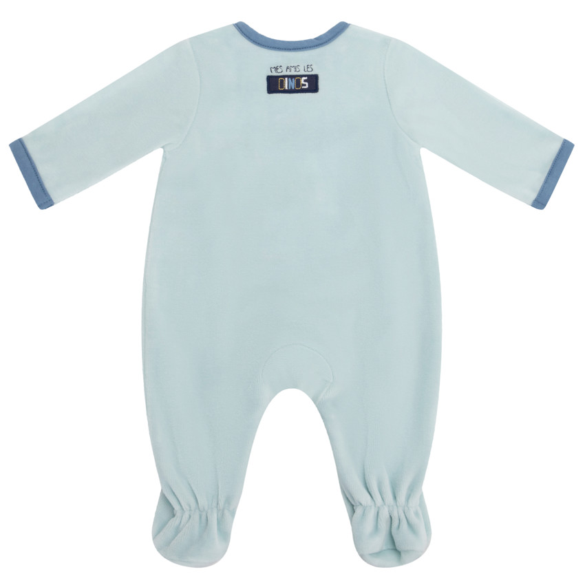 Dors-bien en velours Mes Amis les Dinos pour bébé garçon 