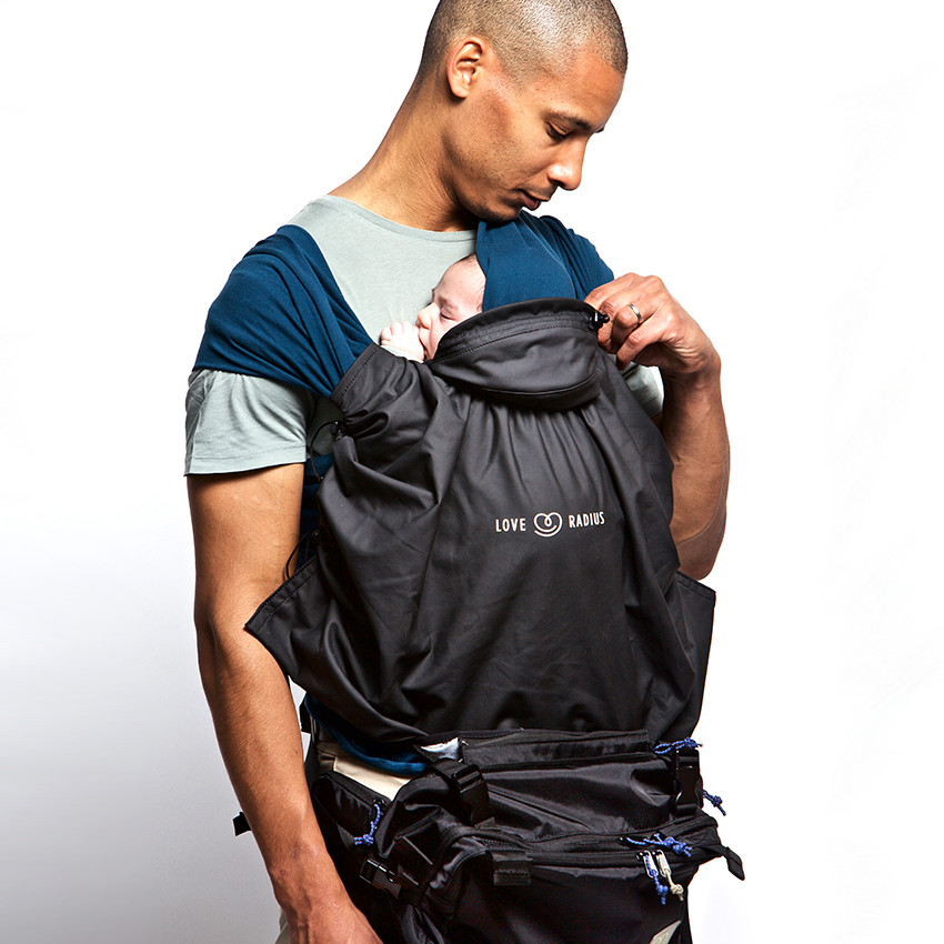 Luiertas mulitifuctioneel CaravanBag + Hip Seat Zwart 