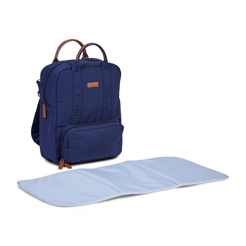 Sac à dos Family Club Signature + pochette + matelas à langer urban navy 