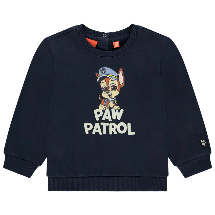 Sweat molleton print Chase Pat'Patrouille pour bébé garçon 