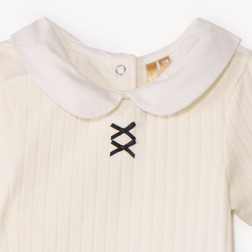 Tweedelig set met tule rok met stipjes voor babymeisjes 