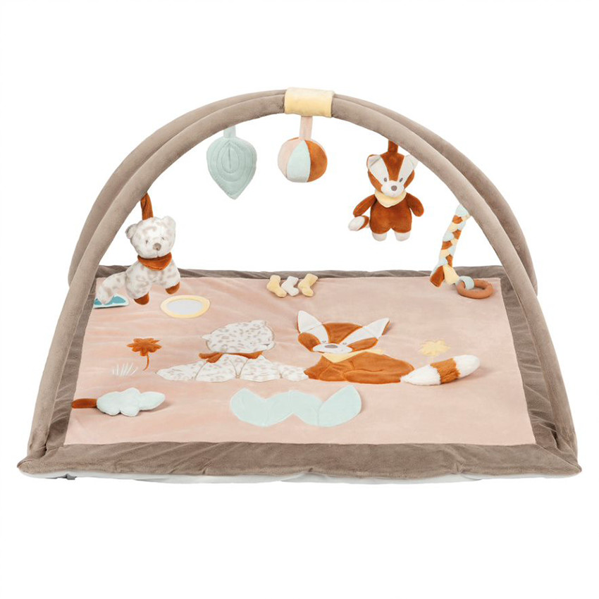 Speeltapijt met speelboog Boris en Jungo 