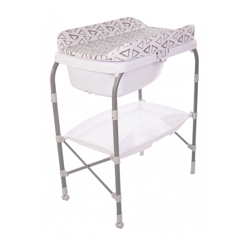 Table à langer Monaco Luxe pliable 2 en 1 avec bain  