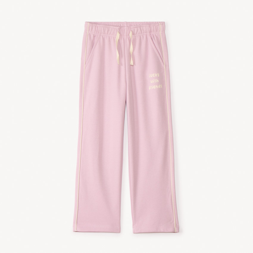 Jogging large en molleton printé pour fille 