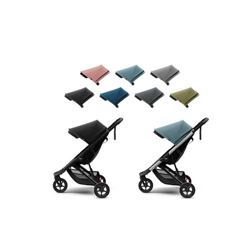 Kinderwagen Spring 3-wielen - Black 