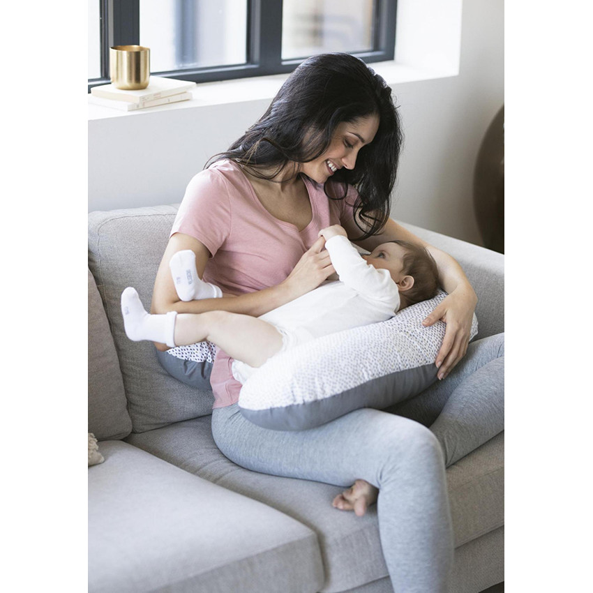 Coussin d'allaitement spécial maternité 180 cm avec housse