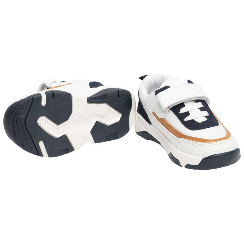 Babysneakers met veters en velcro voor jongens 