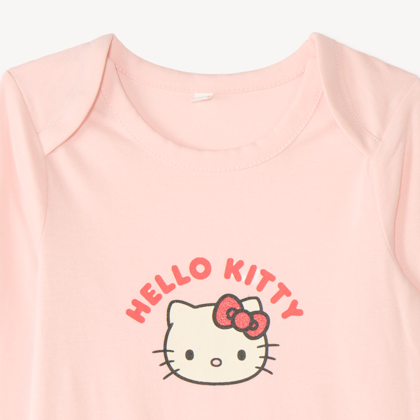Set van 3 lange mouw rompertjes voor babymeisjes Hello Kitty 