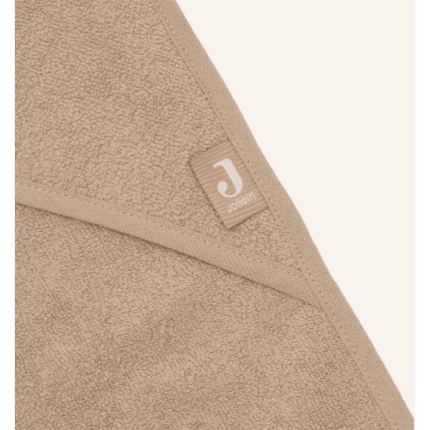 Cape de bain éponge 75x75cm Basics Milky Coffee 