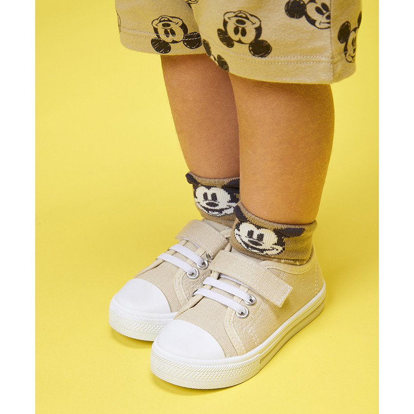 Lot de 3 paires de chaussettes courtes Mickey Disney pour bébé garçon 