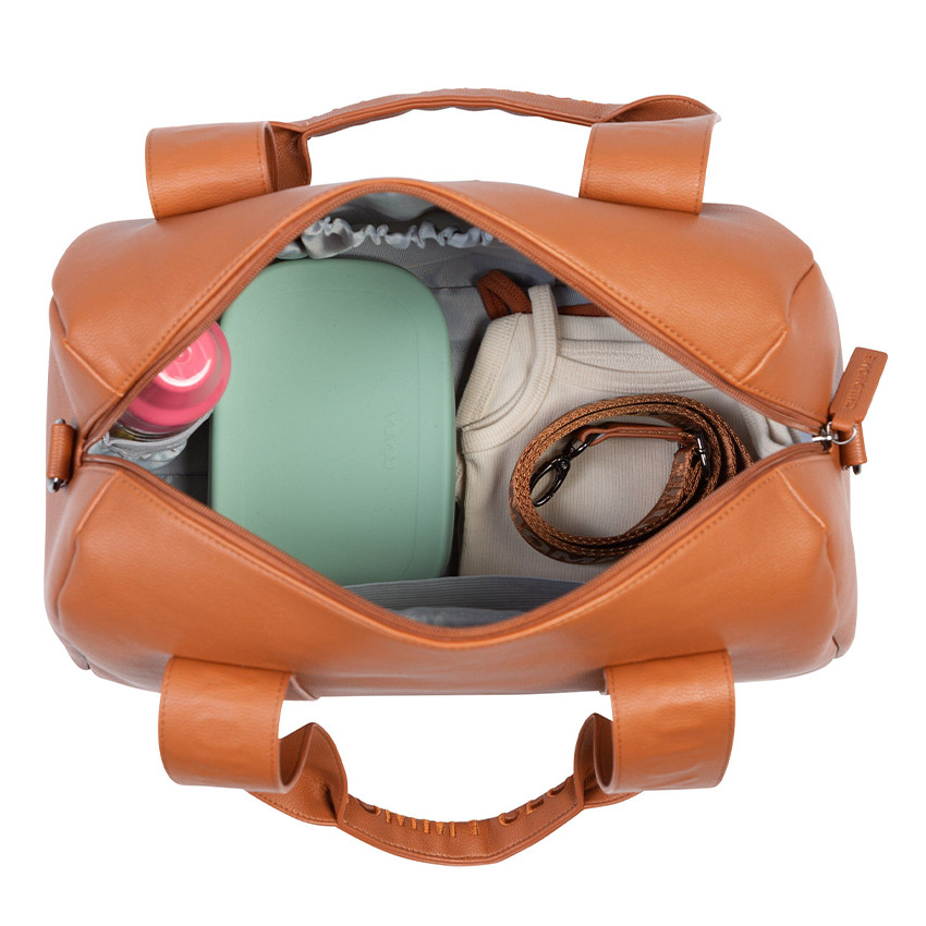 Luiertas Mommy Club Signature Vegan Leder Bruin  
