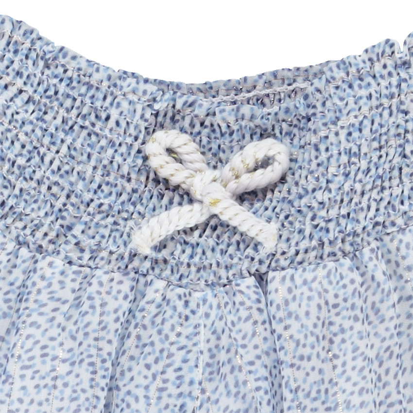 Jupe culotte en voile imprimé fille 