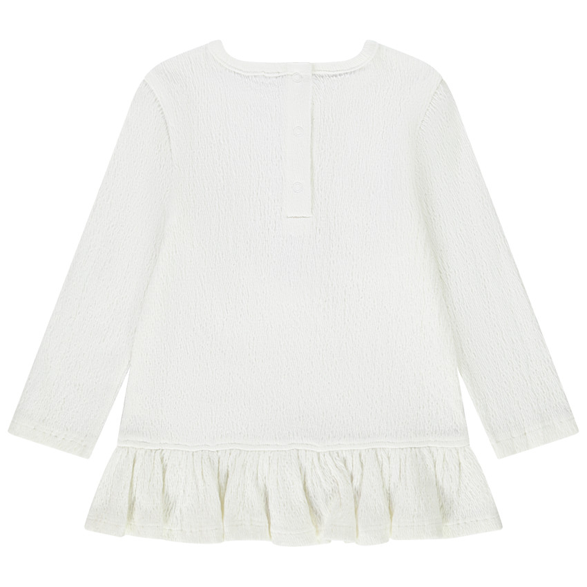 Lange mouwen tuniek in jersey met bloemenprint voor meisjes 