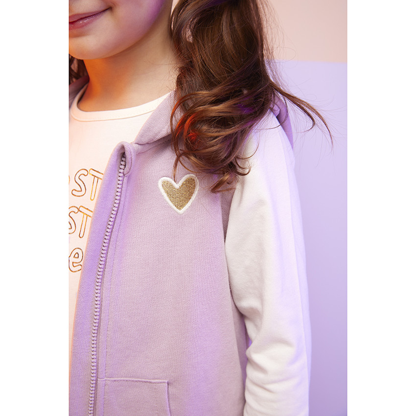 Vest zonder mouwen + T-shirt met lange mouwen + Legging voor baby meisje 