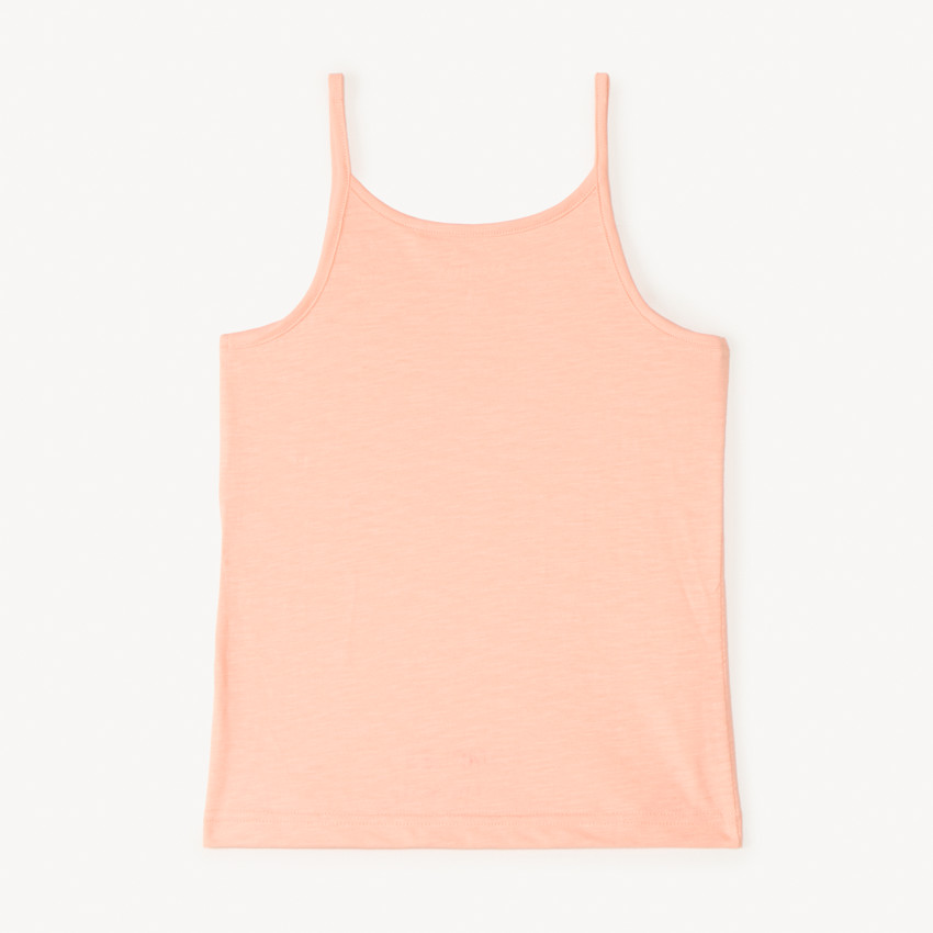 Effen jersey top met bloemenprint meisjes 