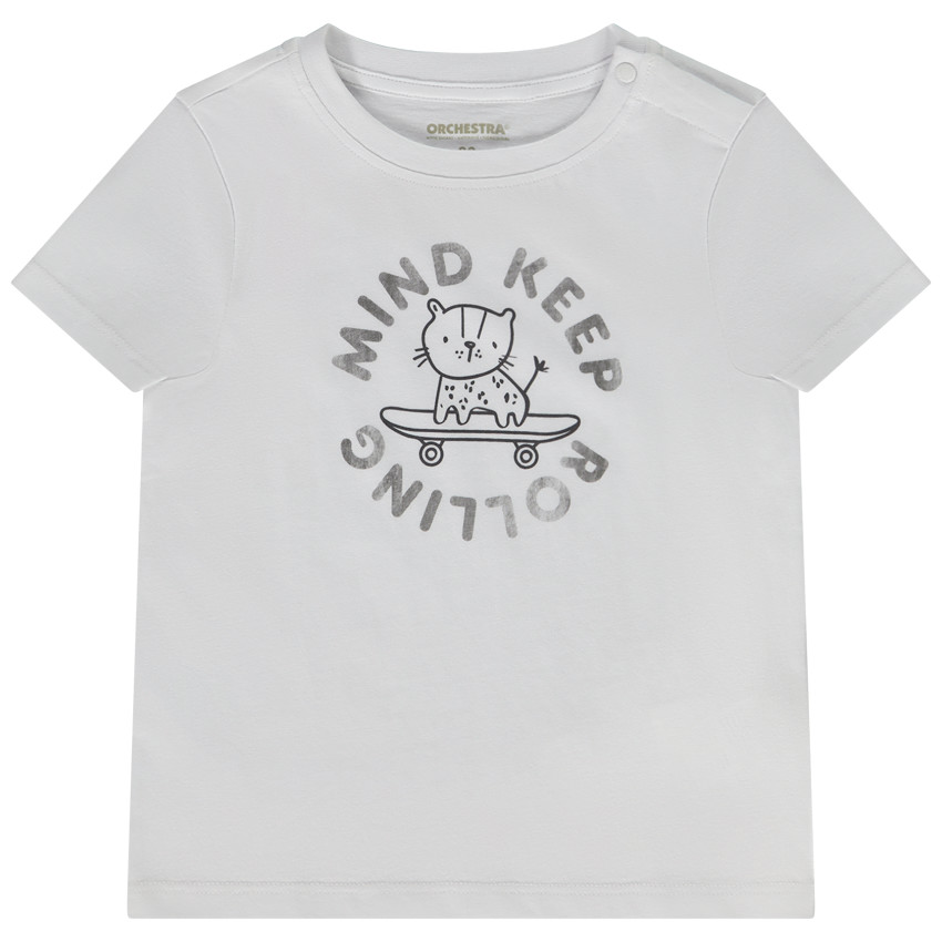 T-shirt manches courtes print fantaisie pour bébé garçon 
