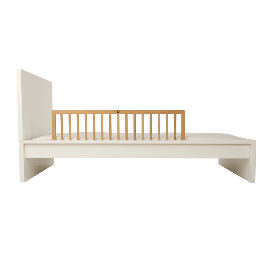 Barrière de lit en bois de hêtre 120 x 40 cm 