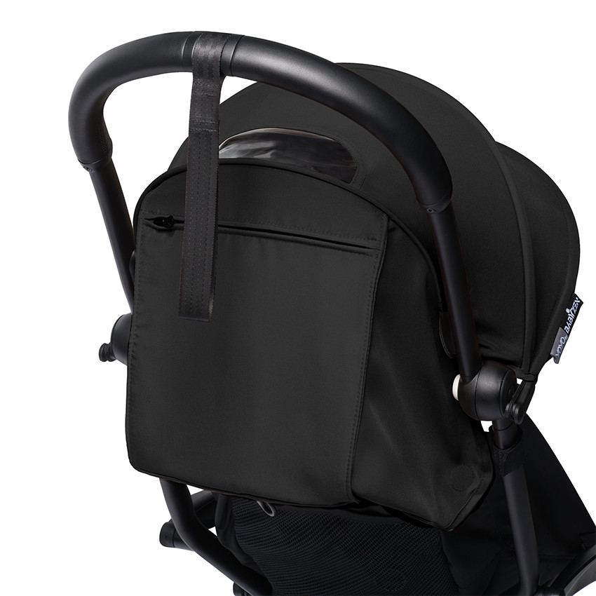 Volledige kinderwagen YOYO² nieuwe 0+ en 6+ pack zwart onderstel - Zwart 