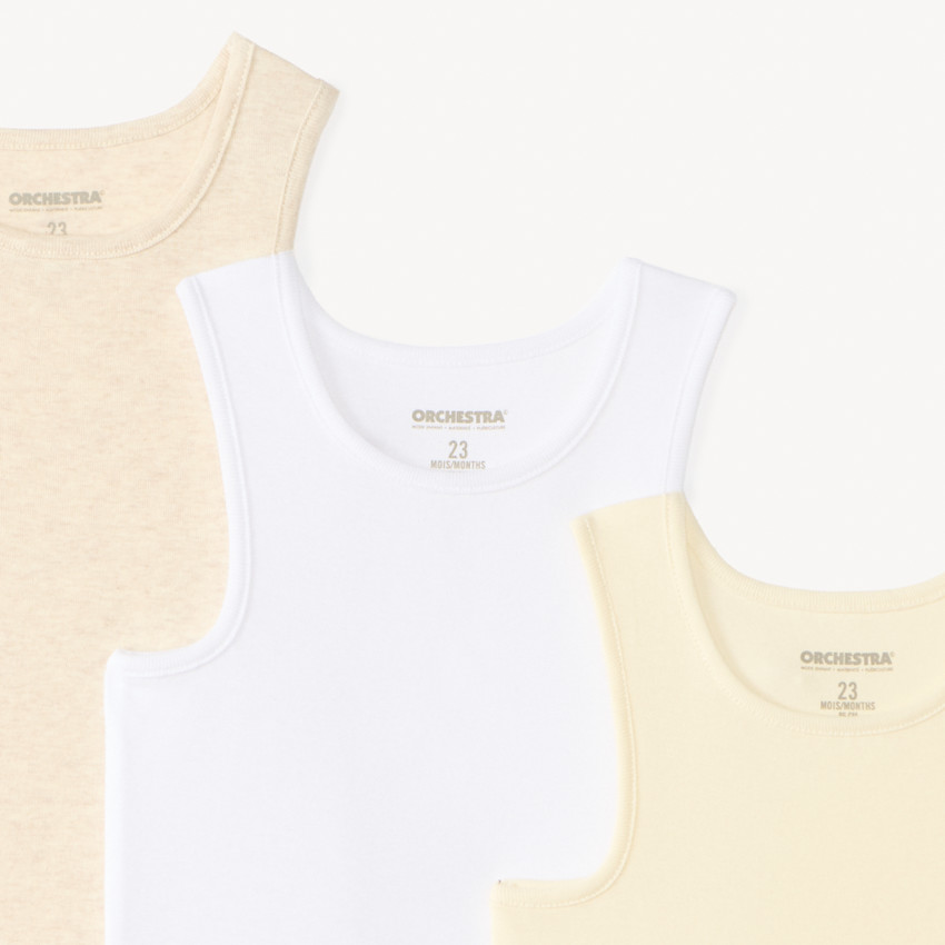 Set van 3 eenvoudige aansluitende rompertjes voor babyjongens 