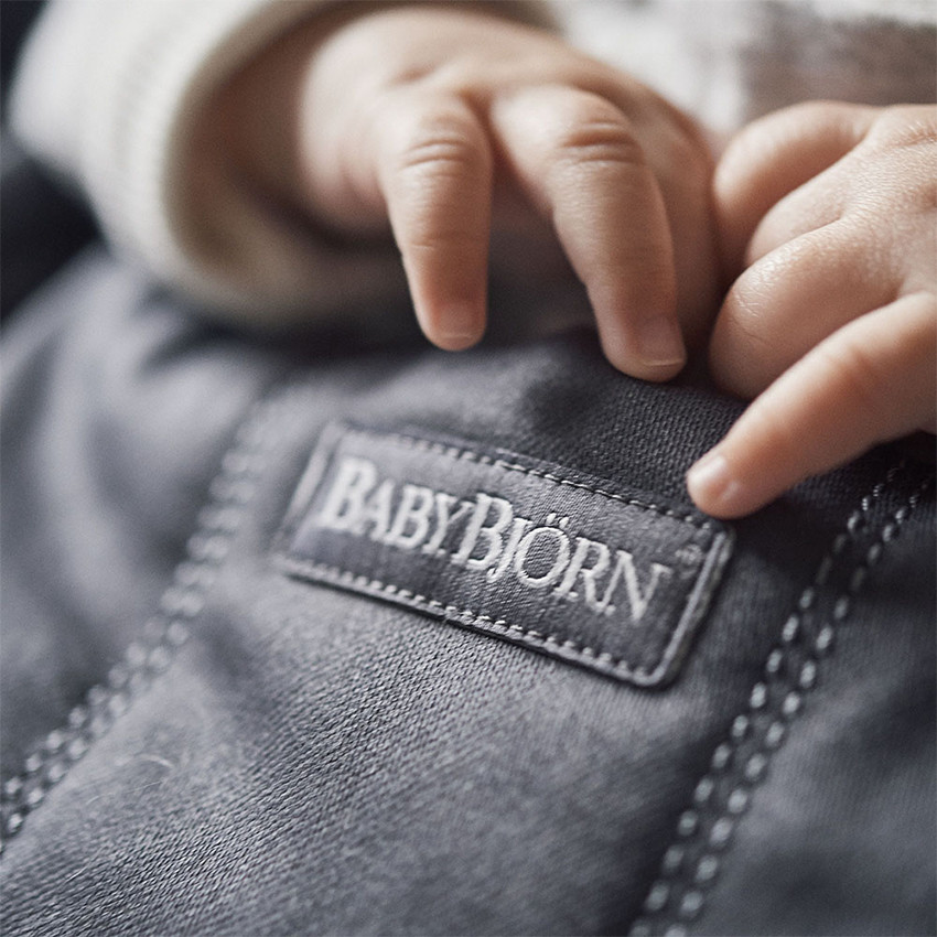 Ergonomisch wipstoel Bliss in katoen – Antraciet 