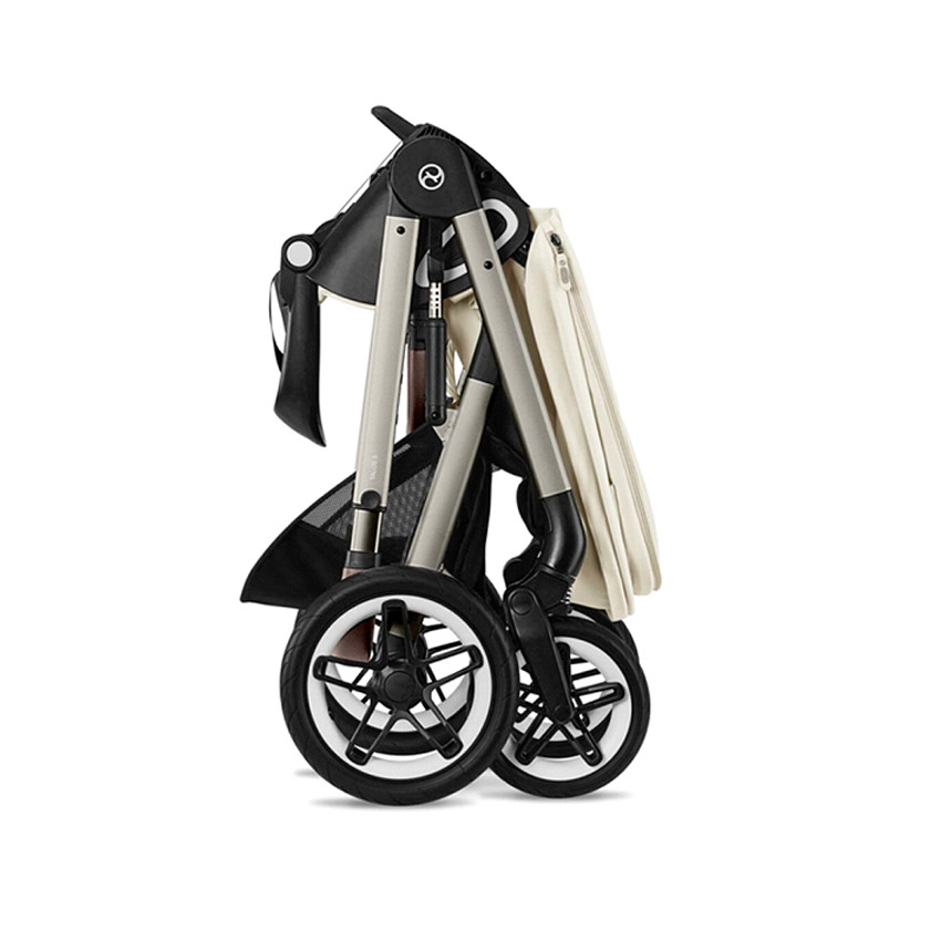 Poussette Talos S Lux Châssis Taupe - Seashell Beige 