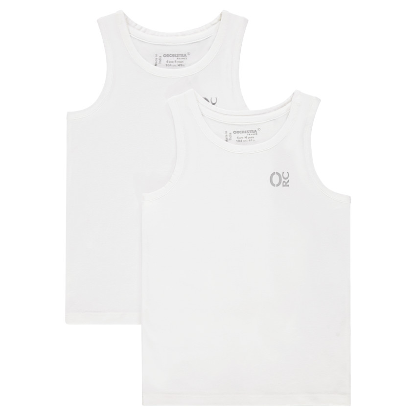 Set van 2 tanktop in kato onderhemd 